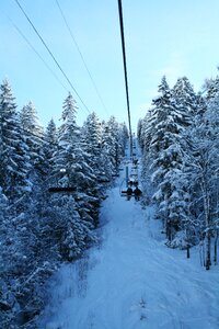 Wintry cold winter