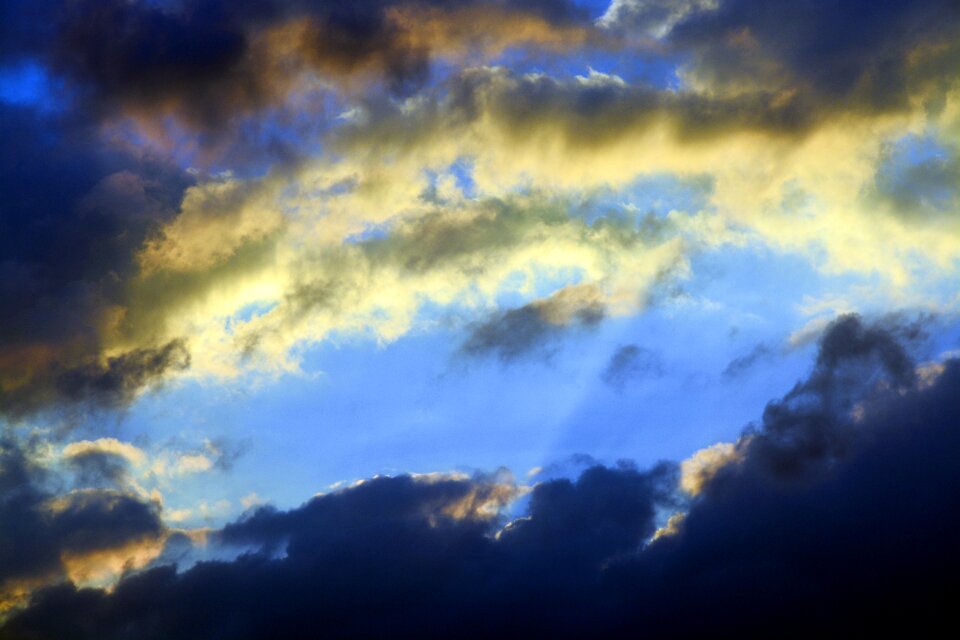 Storm clouds dark sky storm