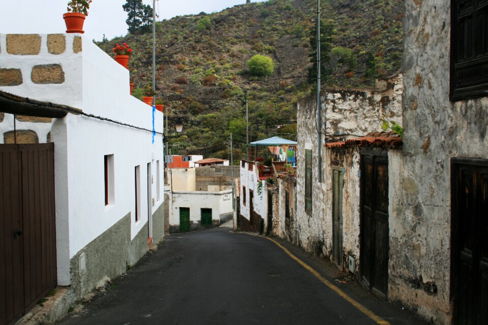Village mountains houses