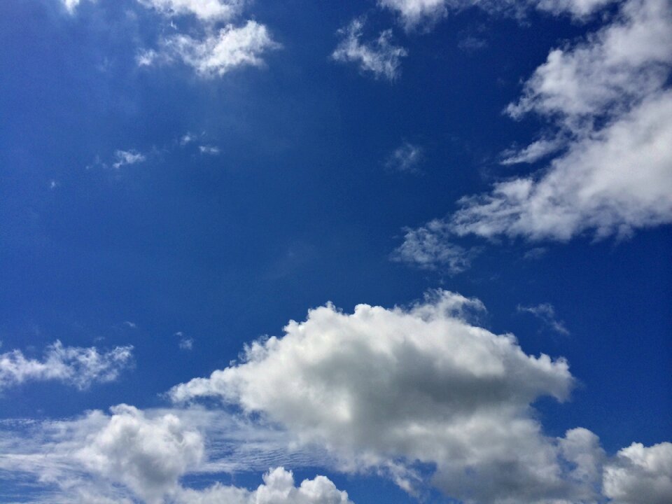 Mountain blue sky white cloud