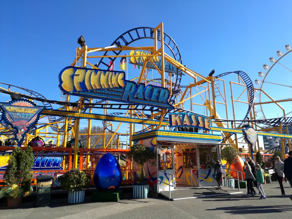 Fair folk festival ferris wheel