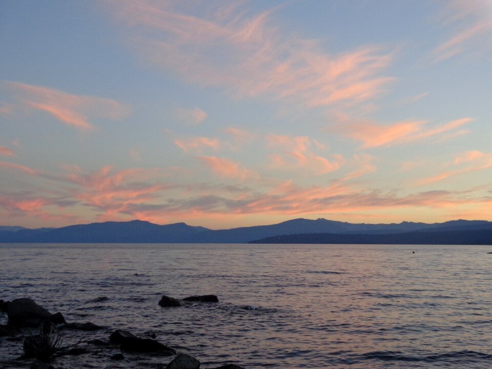 Sky lake tahoe nature