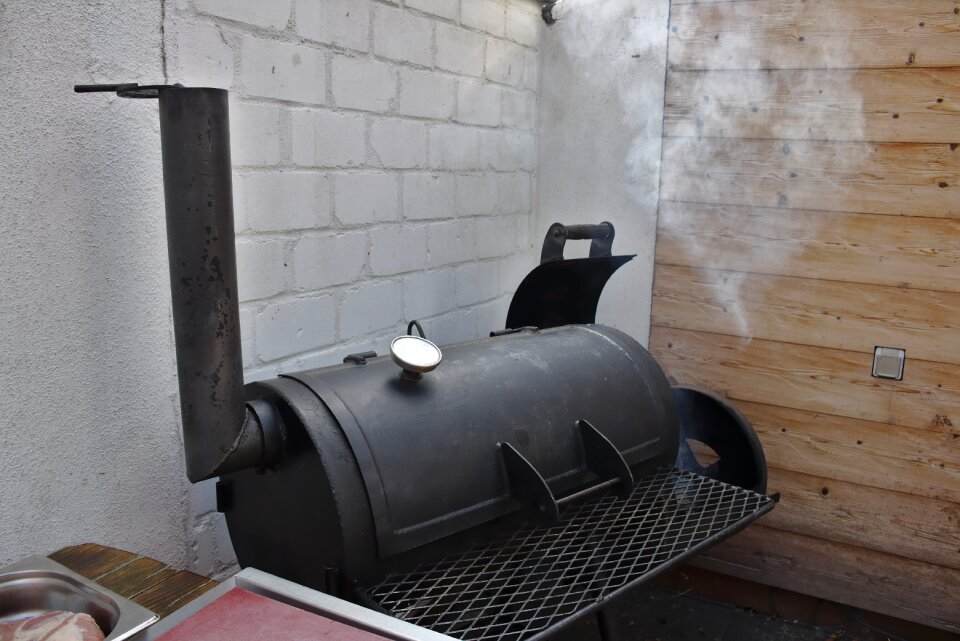 Wood grill barbecue summer