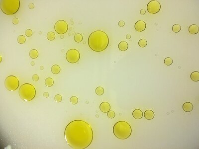 Oil liquid surface