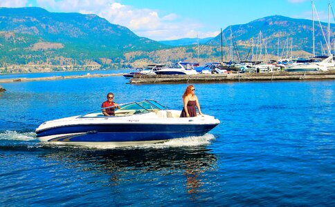Summer vacation lifestyle boat photo