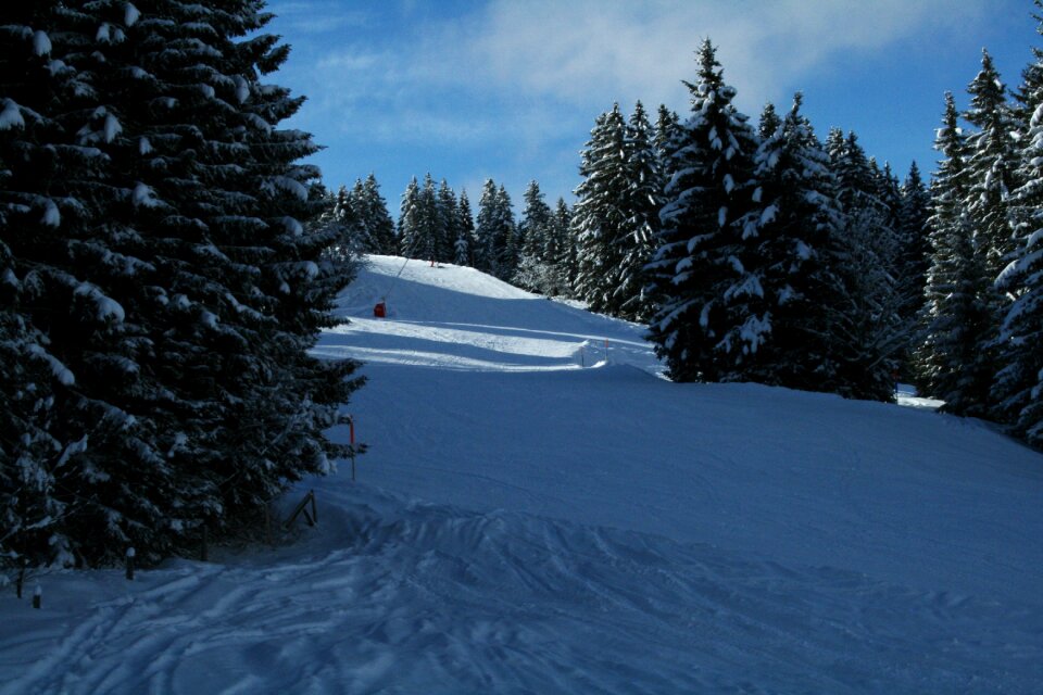 Wintry cold winter