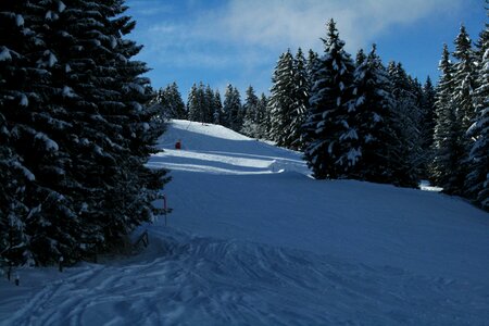 Wintry cold winter