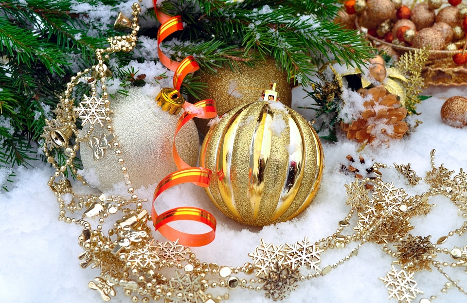 Cold december decor