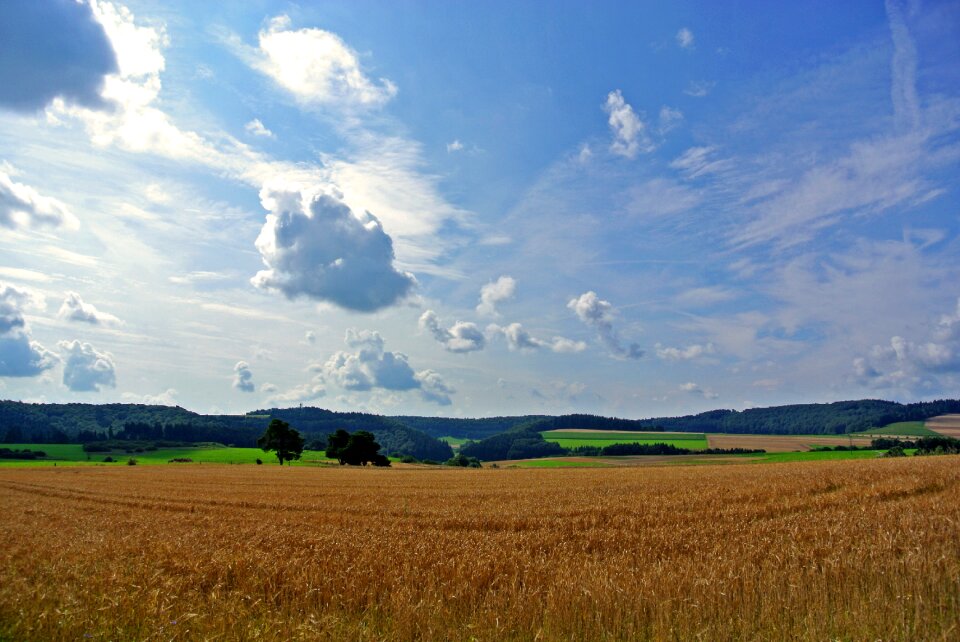 Sky agriculture summer