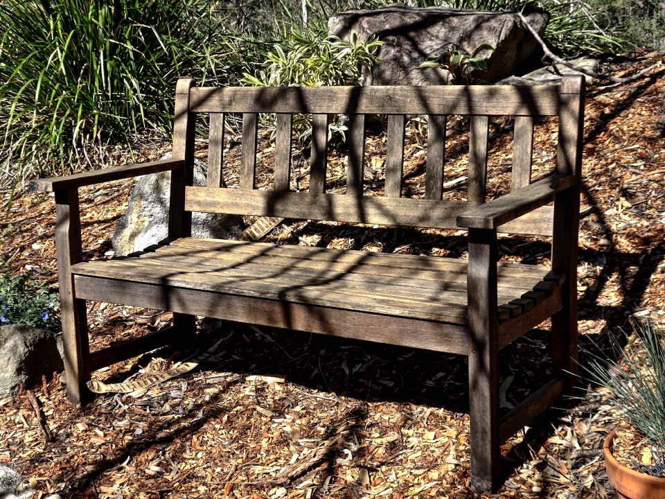 Wooden garden private