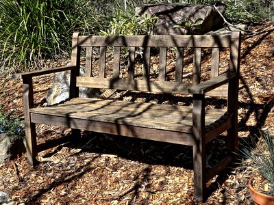 Wooden garden private