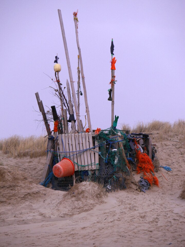 Sylt beach garbage