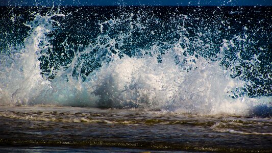 Foam sea beach photo