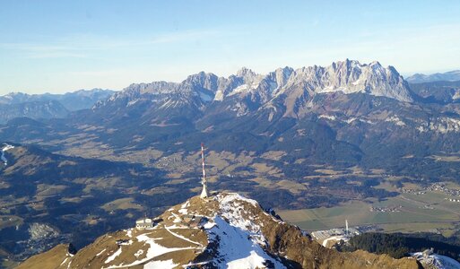 Wilderkaiser austria aerial view photo