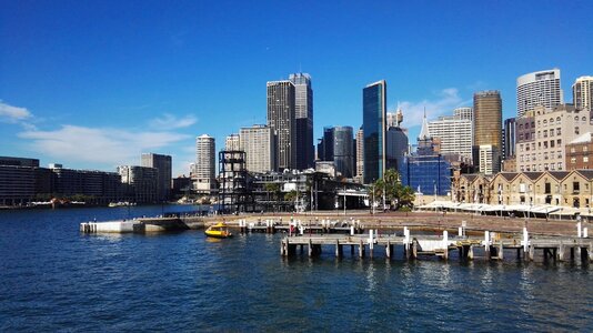 Pier the urban landscape port
