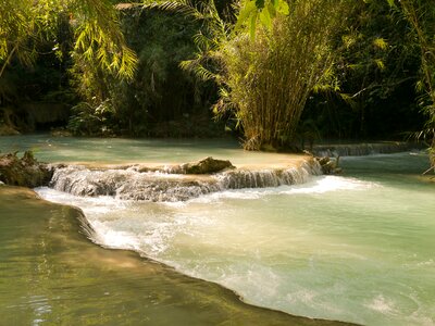 Laos luang prabang waterfall photo