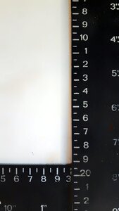 Texture numbers ruler
