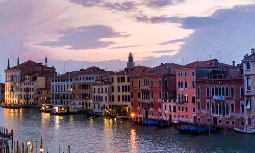 Europe travel grand canal photo