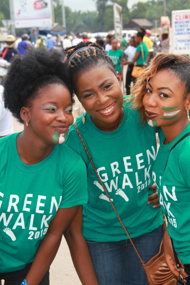 Nigerians cotonou green walk