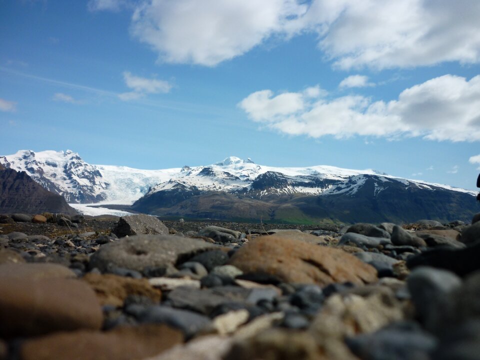 Sky peak hiking photo