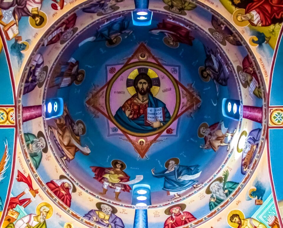 Ceiling dome church