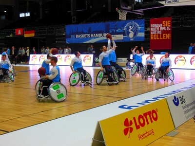 Mobility sport wheelchair users
