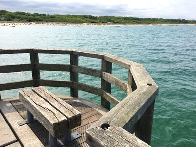 Sea water beach photo