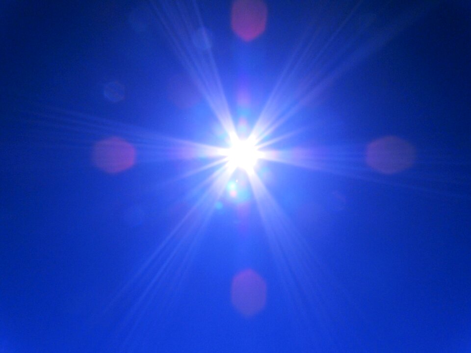 Light reflection bromine sun reflection