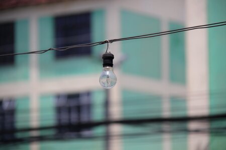 Lamp favela wire photo