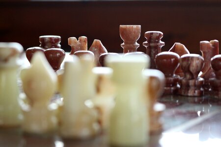 Strategy play pawn photo