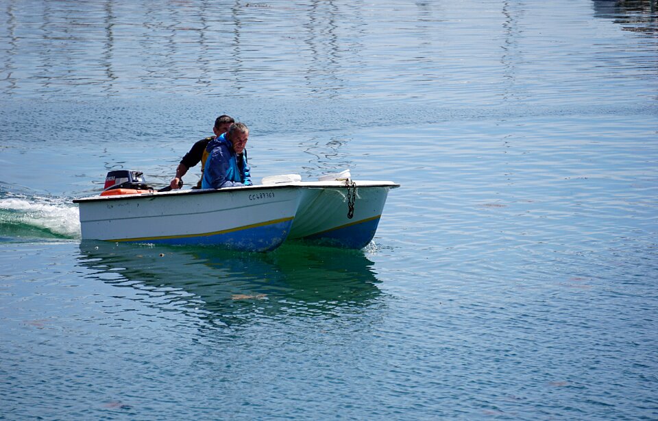 Motor boat marina sea