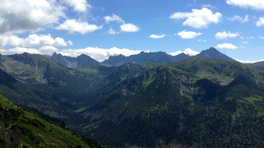 The high tatras landscape nature