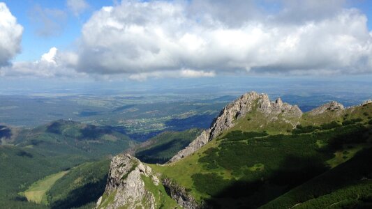 Poland landscape the high tatras