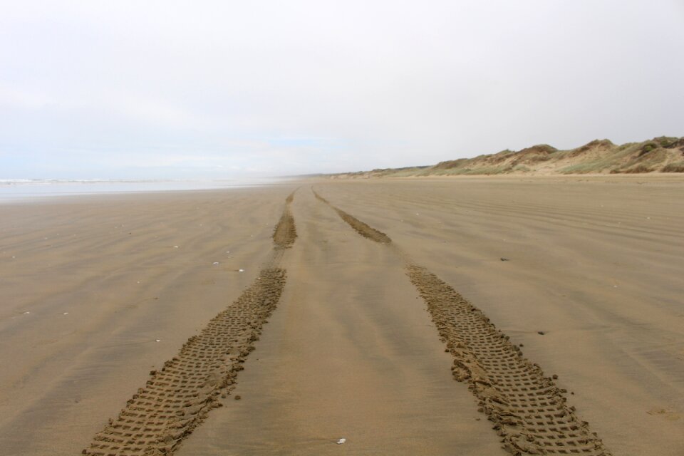 Beach passable fog