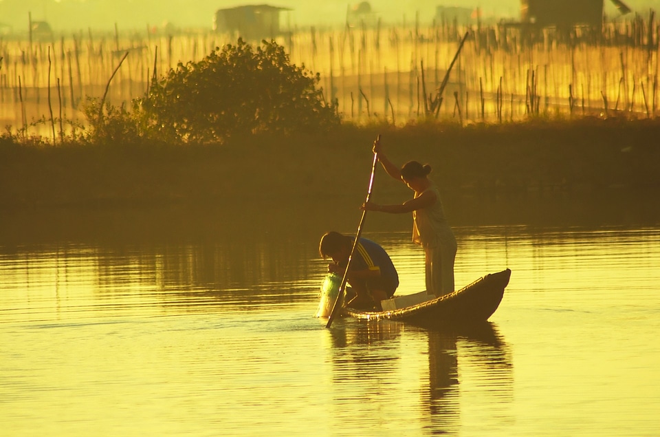 Fishing boat asia chinese