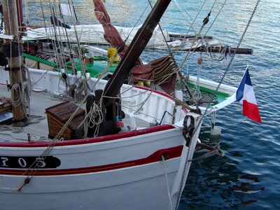 Wood navigation sailing ship photo