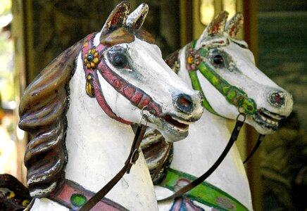 Rocking horse karusellpferd old