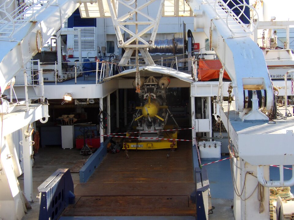 Scientist studies oceanography