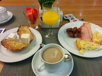 Breakfast hotel buffet