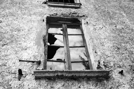 Window sky reflection