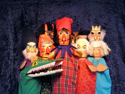 Punch puppet theatre puppet show photo