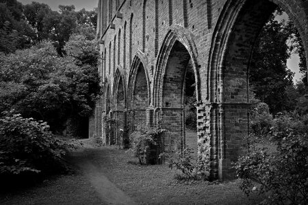 Decay monastery klosterruine hude
