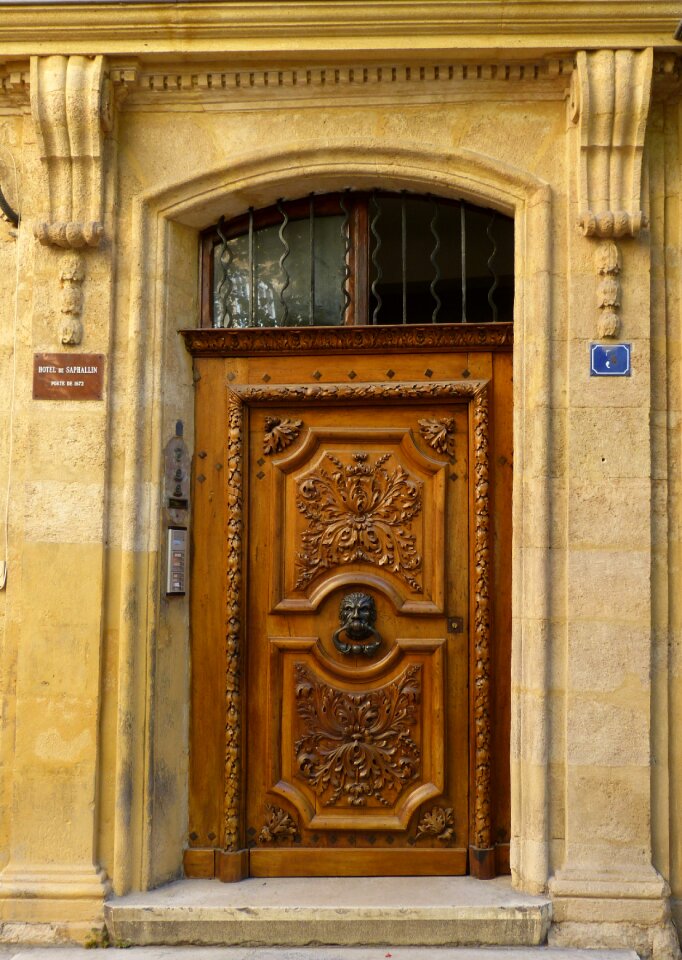 Historically house entrance wood