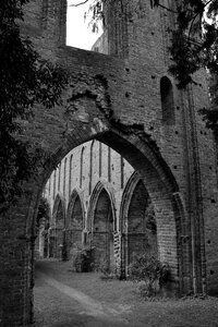 Decay monastery klosterruine hude