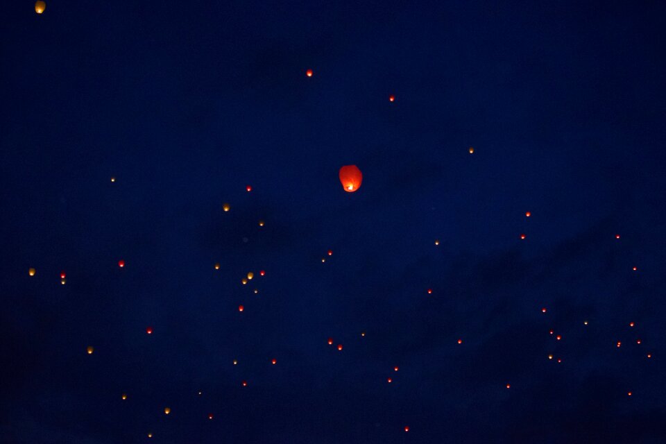 Hot air sky baloon