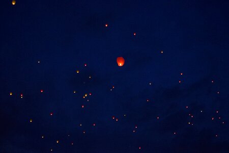 Hot air sky baloon