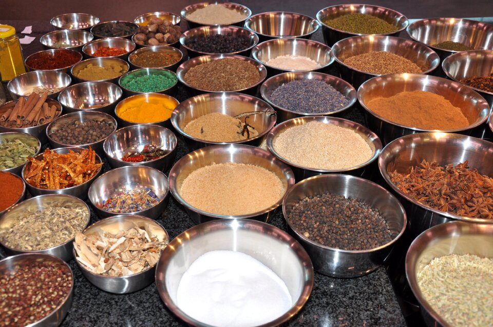 Spices kitchen herbs