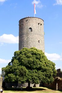 Castle ruin coins burg
