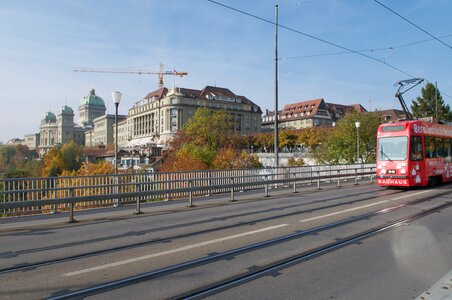 Capital tram bundeshaus photo