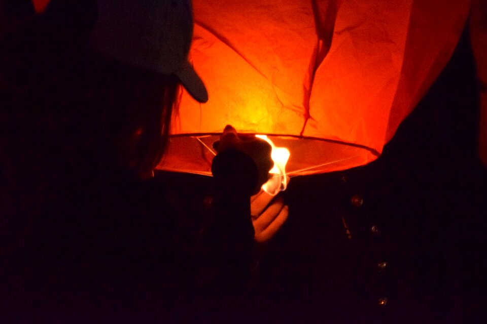 Hot air sky baloon